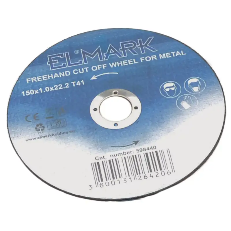 ELMARK FREEHAND VÁGÓSZERELÉK FÉMETÁLYHOZ 125x1.6x22.2 T41 Nézd meg most
