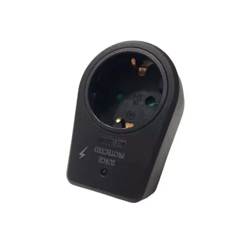 Túlfeszültségvédő fekete színben, 220-240V, 16A, 3680W, Eurolamp, 520870 Expressz szállítás