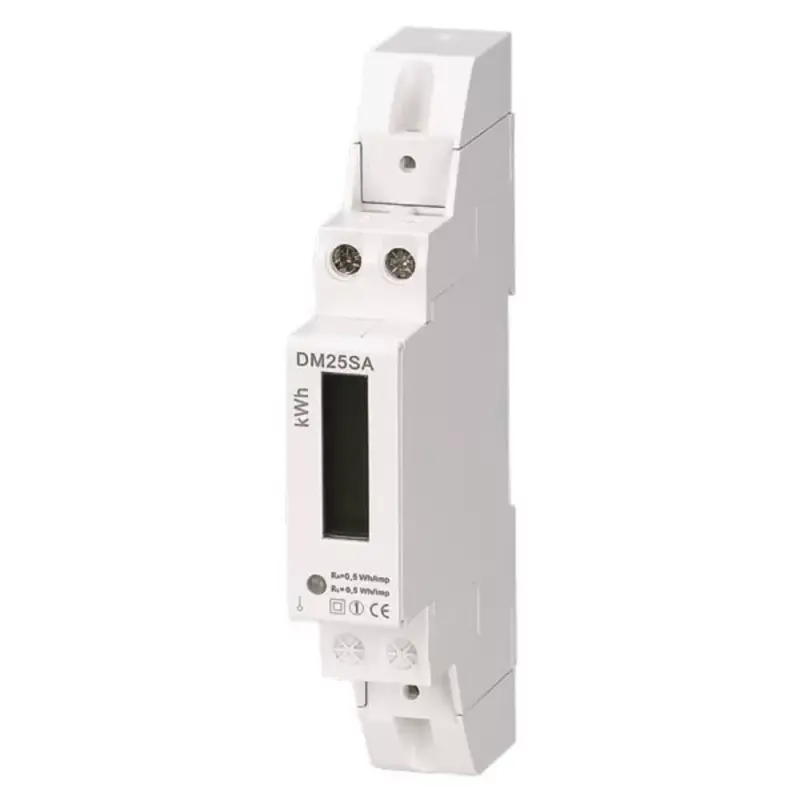Olcsóbb 1 Fázisú digitális fogyasztásmérő sínre szerelhető 30A 220-240V, Eurolamp, 593696