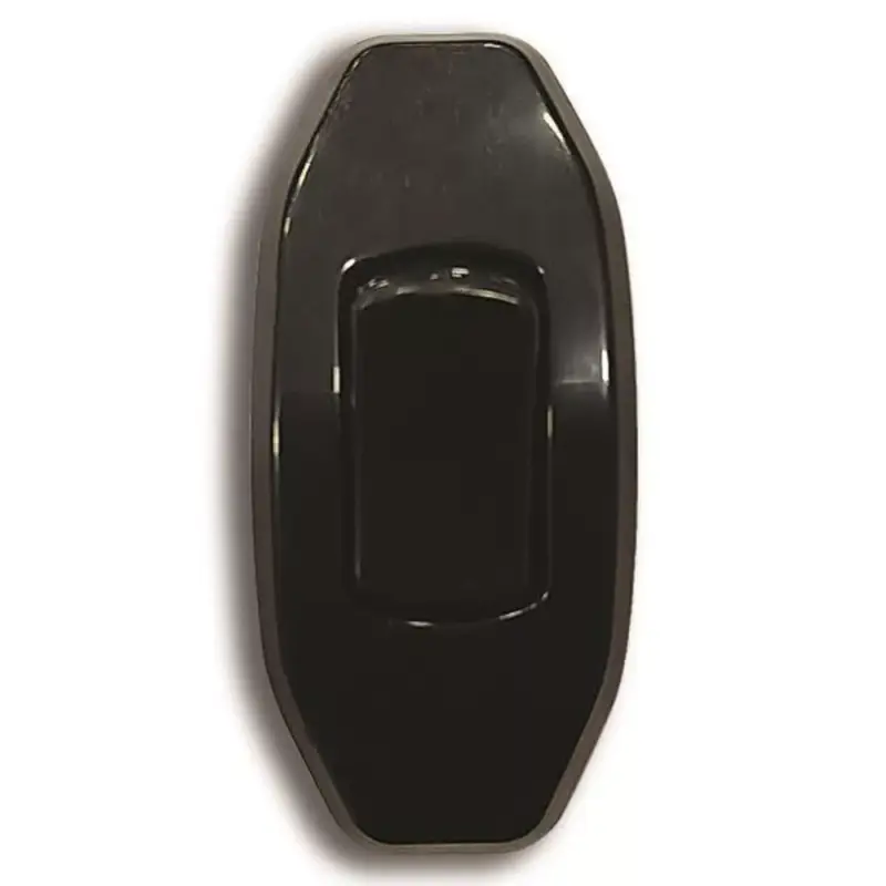 Outlet Zsinórközi fekete kapcsoló 6A 220-240V, Eurolamp, 861408