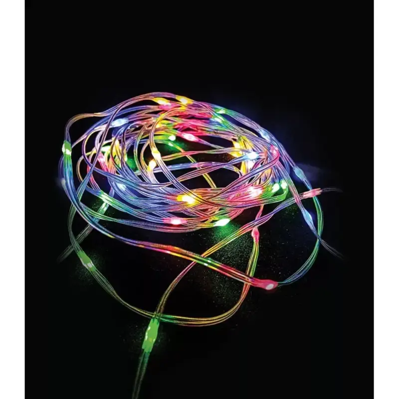 Vedd meg online LED karácsonyi fényfüzér NATALE-23 100LED MC 10m USB 5V IP20 átlátszó 5620820 VITO