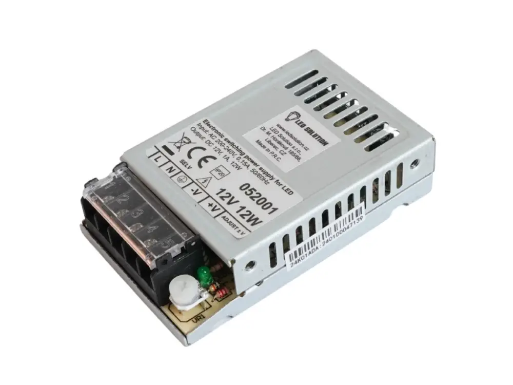 Gyors kiszállítás LED tápegység (trafó), 12V, 12W - beltéri