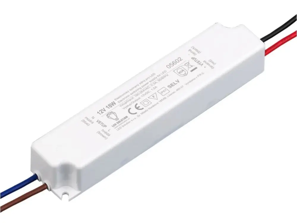 Biztonságos fizetés LED tápegység (trafó), 12V, 18W, IP67