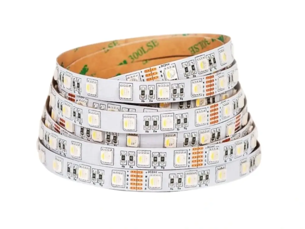 Kedvezmény RGBW LED-szalag 19,2W/m 24V védelem nélkül