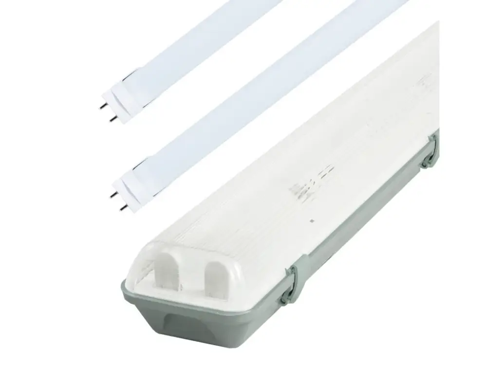 Fénycsőtest, 60cm + 2x LED-fénycső, 10W, Premium Korlátozott ajánlat