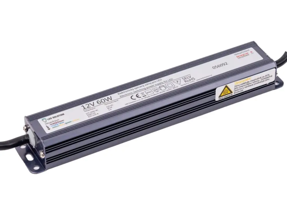 Legjobb ár LED tápegység (trafó), 12V, 60W, IP67, SLIM