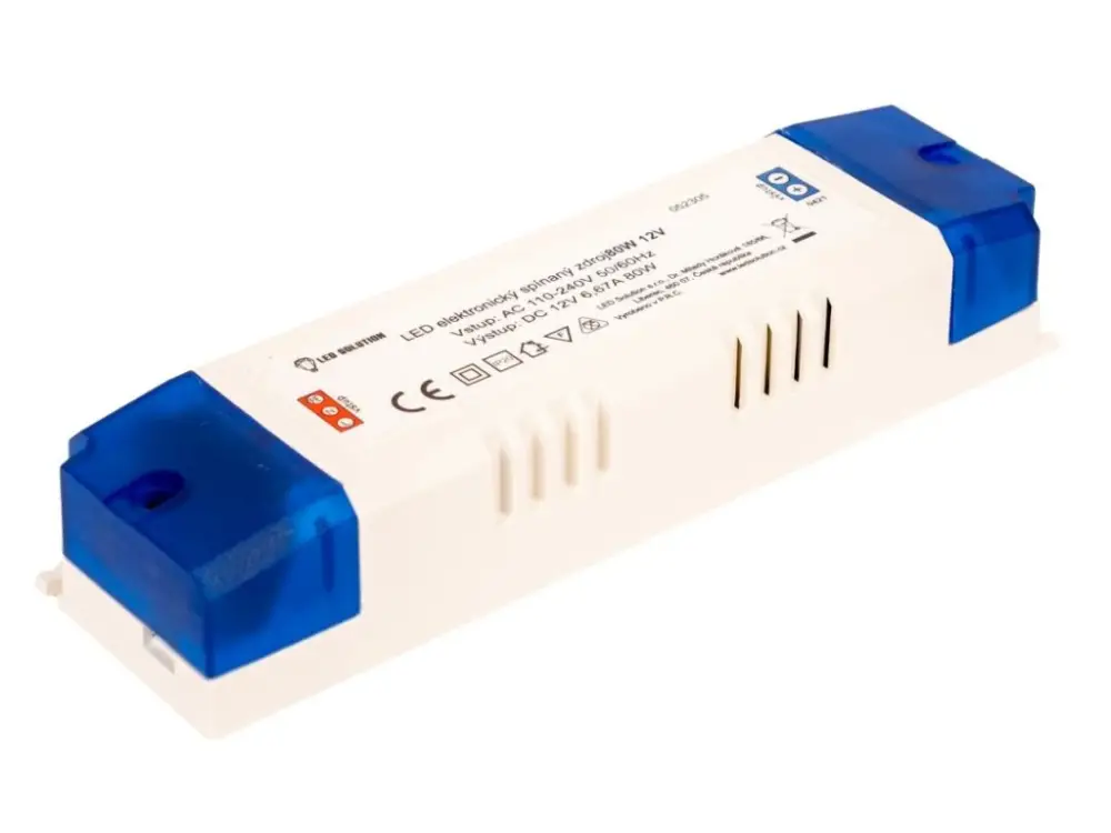 LED tápegység (trafó) 12V 80W beltéri Outlet