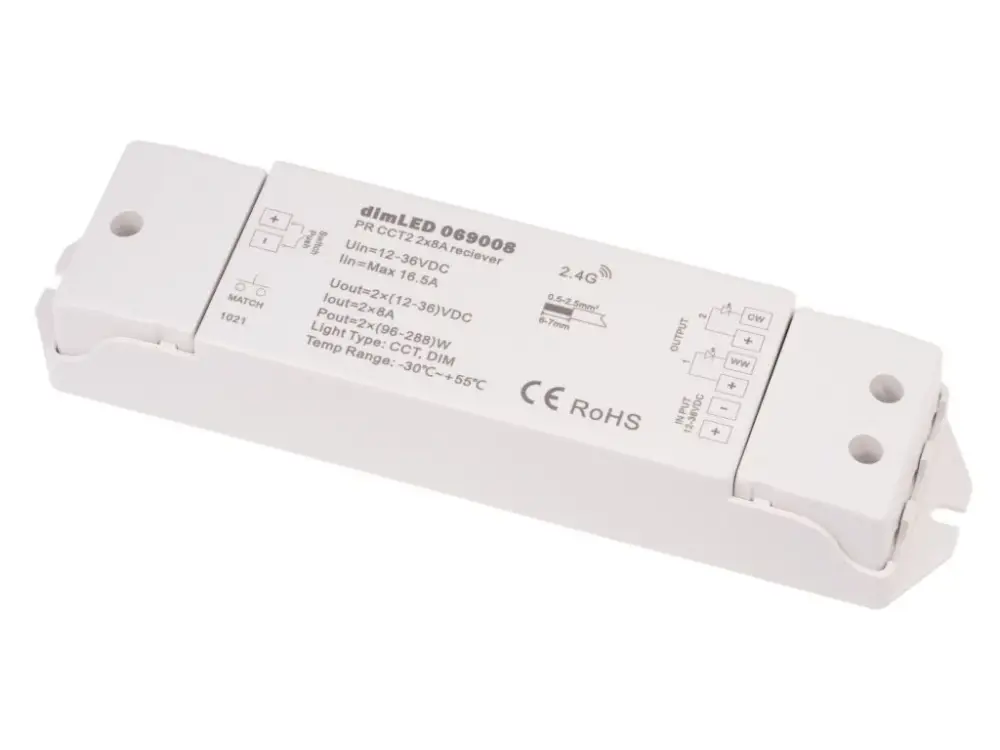 Kihagyhatatlan ajánlat DimLED 2 jelvevő LED-szalagokhoz CCT