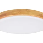 Mennyezeti LED-lámpa 60W világos fakerettel és távirányítóval Legkelendőbb
