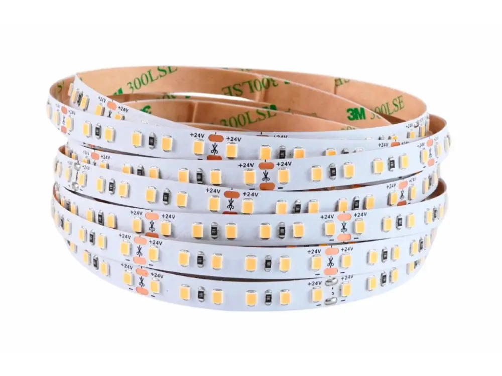 Akciós ár LED-szalag, 9.6W/m, 24V, védelem nélkül IP20