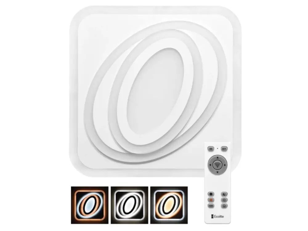 Mennyezeti LED-lámpa négyzet 70W távirányítóval Alacsony ár