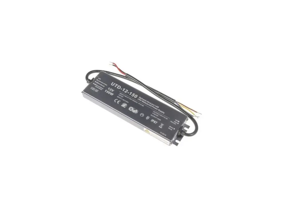 LED tápegység (trafó), 12V, 150W, IP67, Premium Csak ma