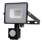 Fekete LED reflektor 10W Premium mozgásérzékelővel Utolsó esély