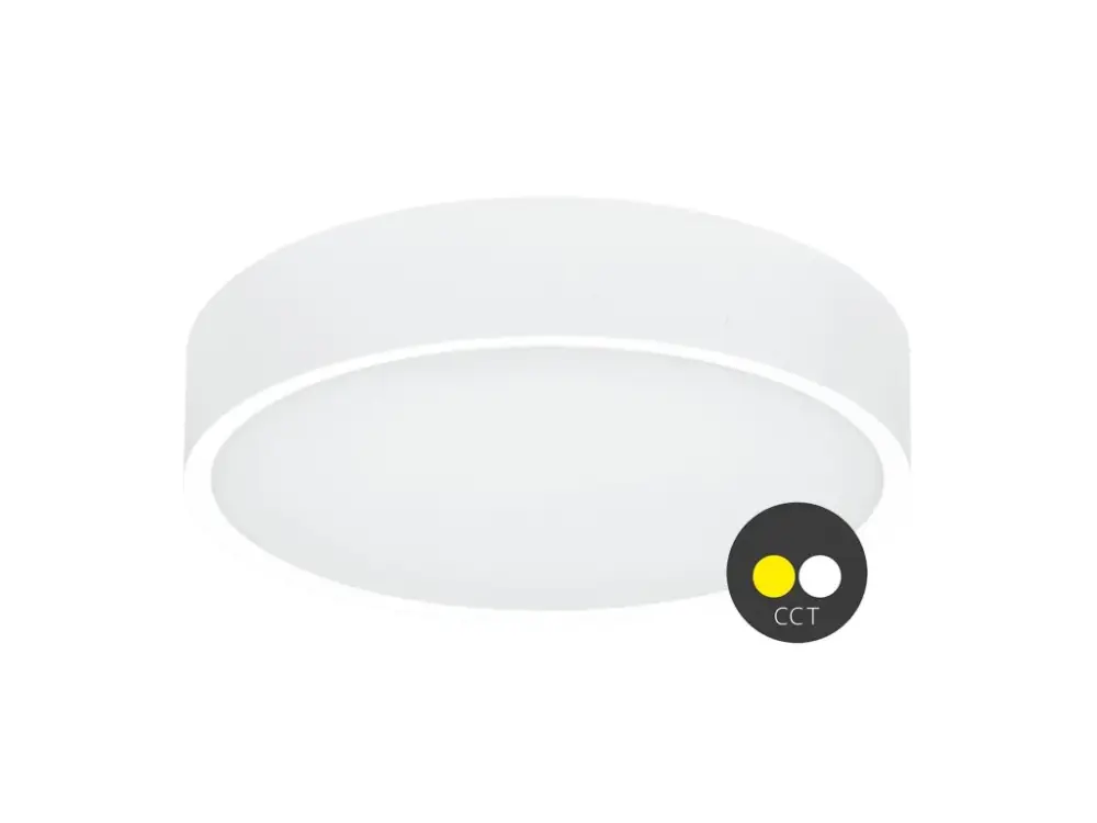 Biztonságos fizetés CCT Fehér mennyezeti LED-lámpa, gömbölyű, 25W