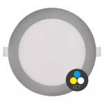 Ezüst süllyeszthető LED-panel, gömbölyű, 170mm, 12.5W, CCT, Premium Vedd meg online