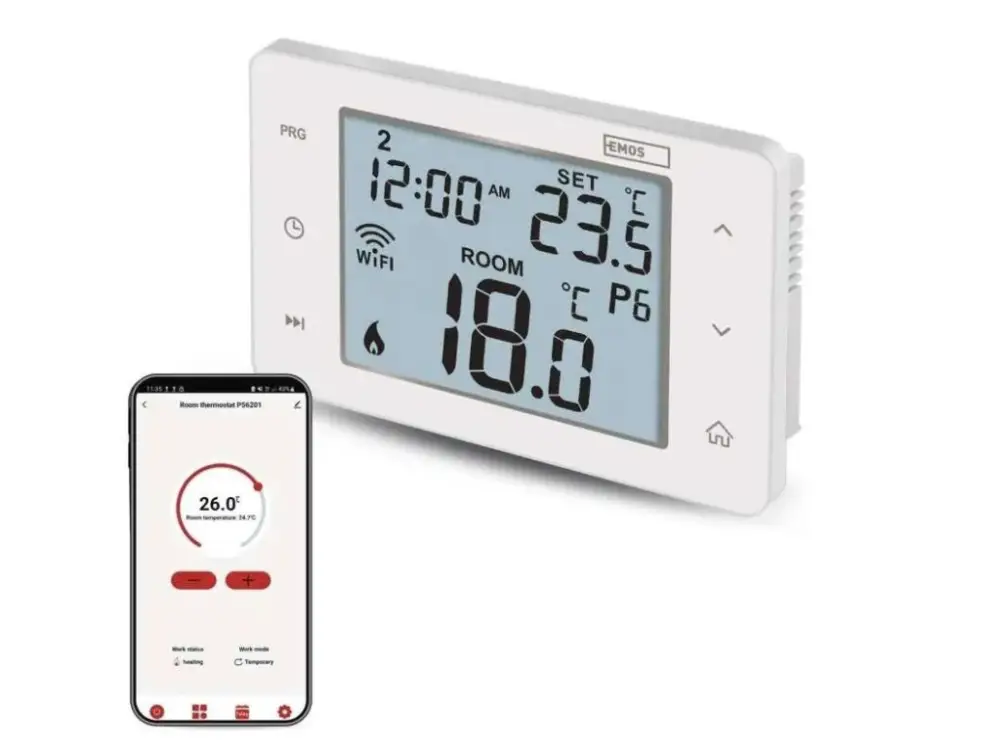 GoSmart Digitális szobai termosztát WiFi-vel Biztonságos fizetés