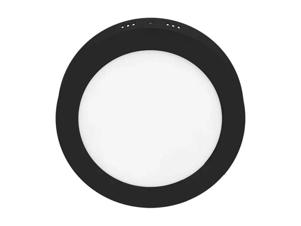 Fekete rögzíthető LED-panel, gömbölyű, 120mm, 6W Kihagyhatatlan ajánlat