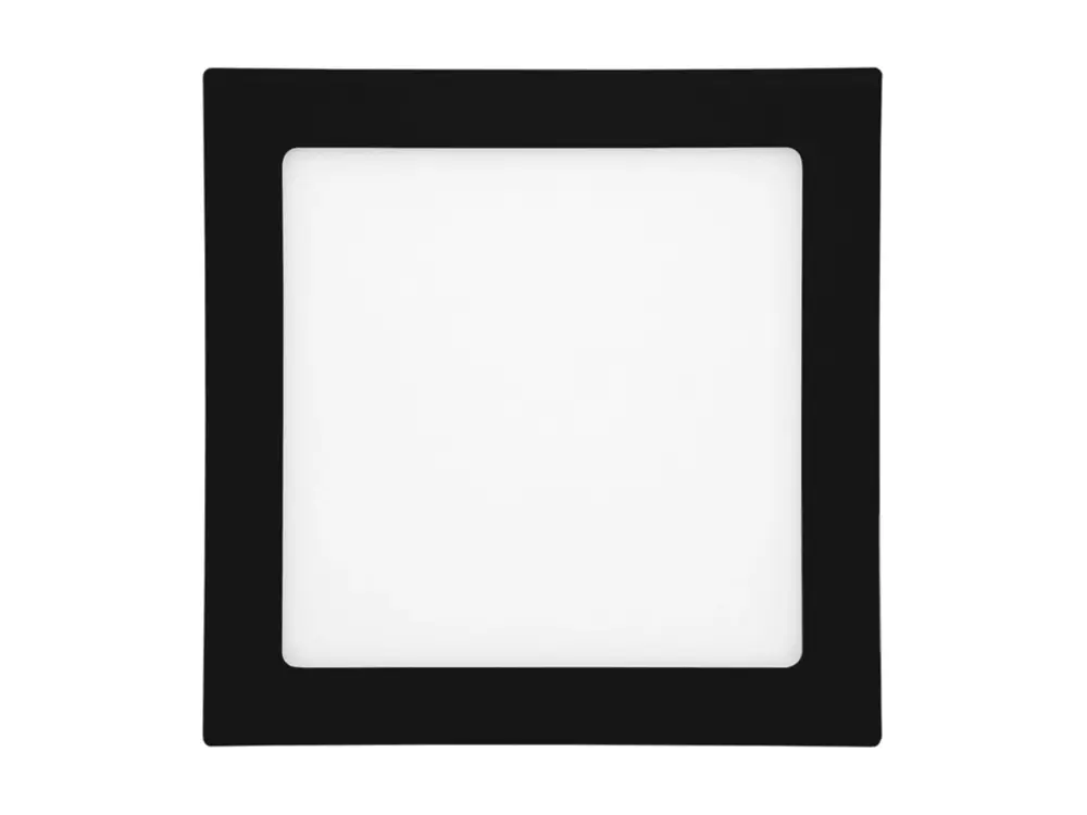 Legjobb ár Fekete süllyeszthető LED-panel, szögletes, 120 x 120mm, 6W