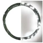 Legjobb ár LED karácsonyi nano fényfüzér, zöld, 4m, hidegfehér, időzítő