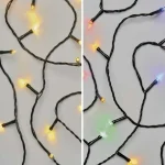 LED karácsonyi fényfüzér 2 az 1-ben, 10m, meleg fehér/többszínű, programok Kedvezményes ár