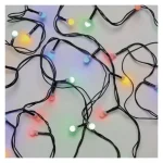 LED karácsonyi fényfüzér, cseresznye - golyók, 48m, többszínű, időzítő Expressz szállítás
