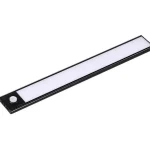 Fekete mozgásérzékelős LED bútorlámpa, 60cm, 2.5W Biztonságos fizetés