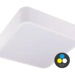 Biztonságos vásárlás Fehér mennyezeti LED-lámpa, négyzet, 400x400mm, 36W, CCT