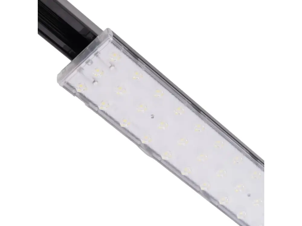 Fekete LED sín lámpa 150cm 41-66W 90° 3F Korlátozott ajánlat