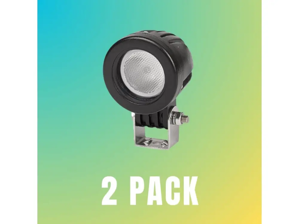 LED-munkalámpa, 10W, 10-30V, 2db-os csomagolás Szuper ajánlat