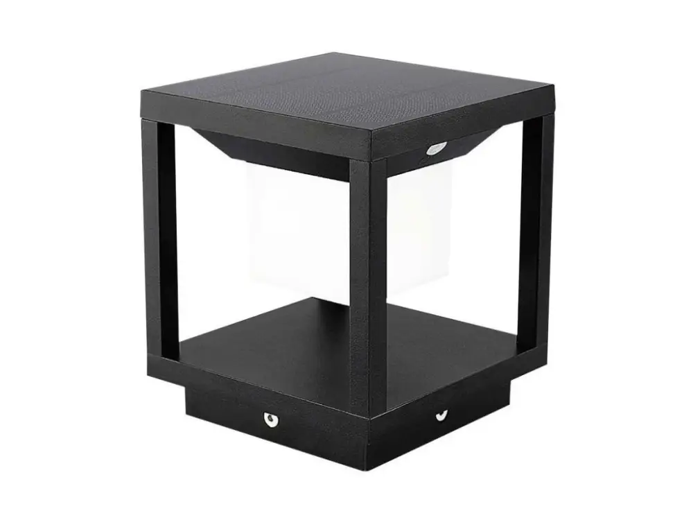 Árcsökkenés Fekete LED-es kerti napelemes lámpa mozgásérzékelővel 163mm 2W IP65