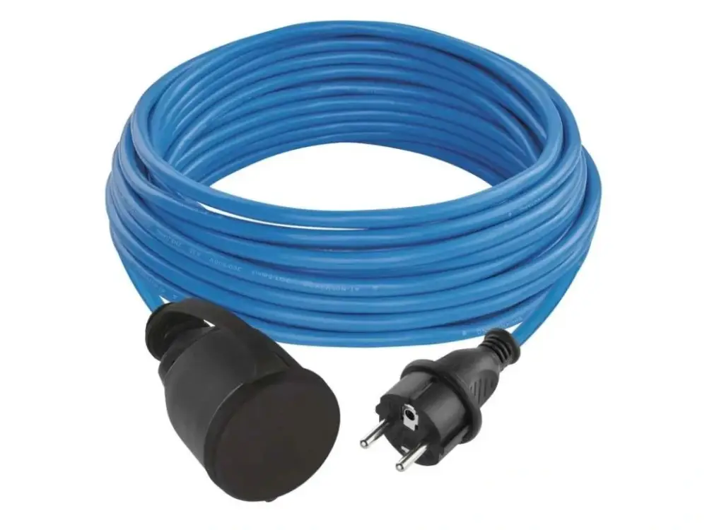 Legjobb ár Időjárásálló hosszabbító kábel - csatlakozó, 10 m, 1 aljzat, szilikon, 230 V, 1,5 mm2