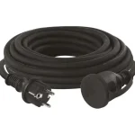 Biztonságos fizetés Kültéri hosszabbító kábel - csatlakozó, 10m, 1 aljzat, gumi-neoprén, 230V, 1,5mm2