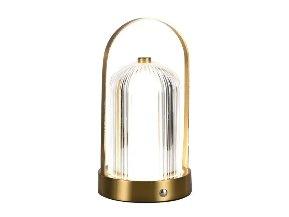 Arany LED asztali töltőlámpa 225mm 1W Prémium