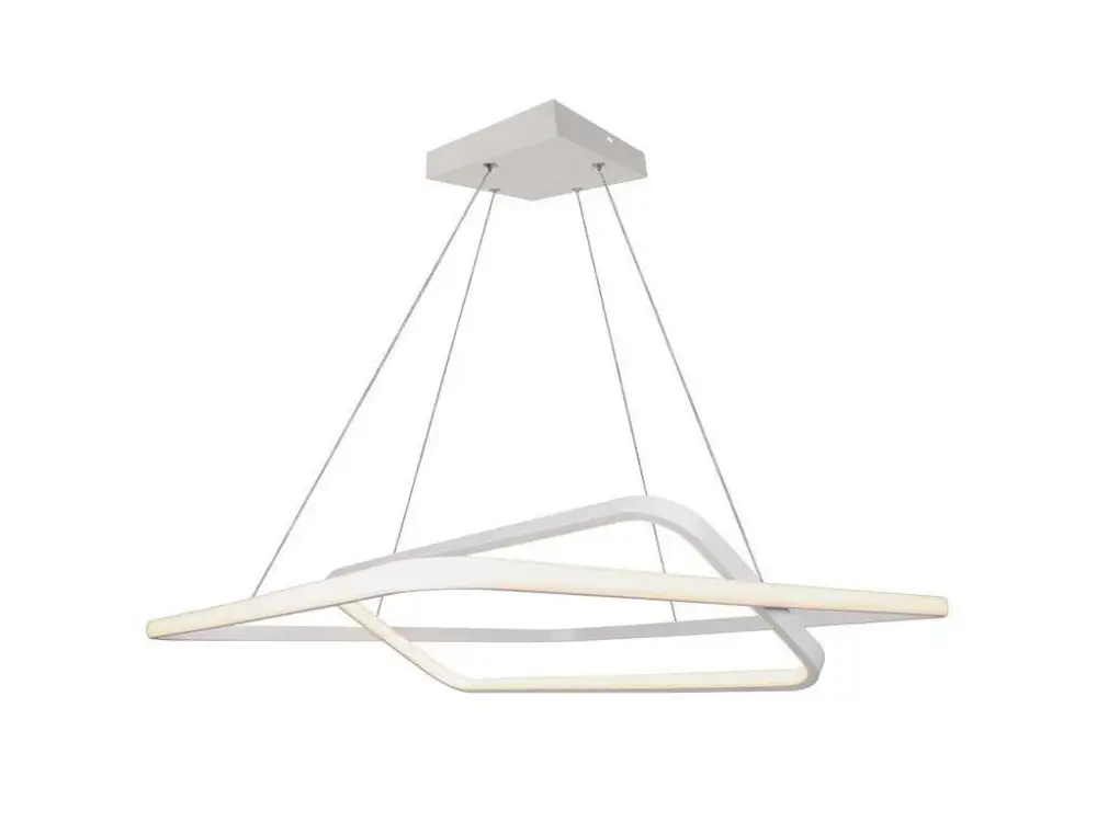 Fehér függő LED dizájnlámpa 60cm 48W szabályozható Exkluzív ajánlat