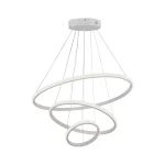 Fehér függő LED lámpa kerek 60cm 32W Expressz kézbesítés