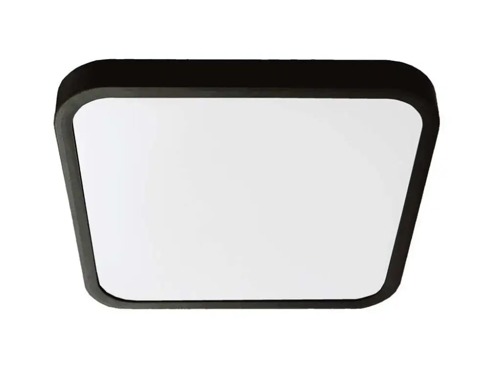 Legnépszerűbb Fekete falon kívüli LED lámpa Plano négyzet alakú 250x250mm 18W IP44 Premium