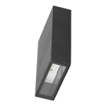 Olcsóbb Fekete homlokzati LED lámpa négyszögletes 4W IP65