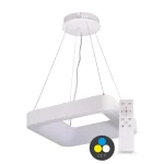 SMART TUYA Fehér függő LED szögletes lámpa 400x400mm 32W CCT, távirányítóval Vedd meg online