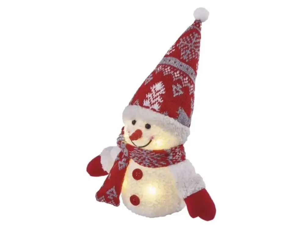 Árcsökkenés LED karácsonyi hóember 25cm