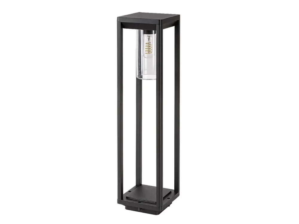 Gyors szállítás Fekete kerti oszlop Zernest E27 izzóhoz 60cm