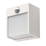 Fehér homlokzati LED lámpa mozgásérzékelővel Balimo 12W IP44 Alacsony ár