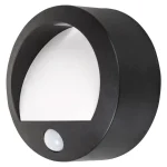 Fekete lépcsőházi LED lámpa mozgásérzékelővel Amarillo 1,5W IP44 Népszerű