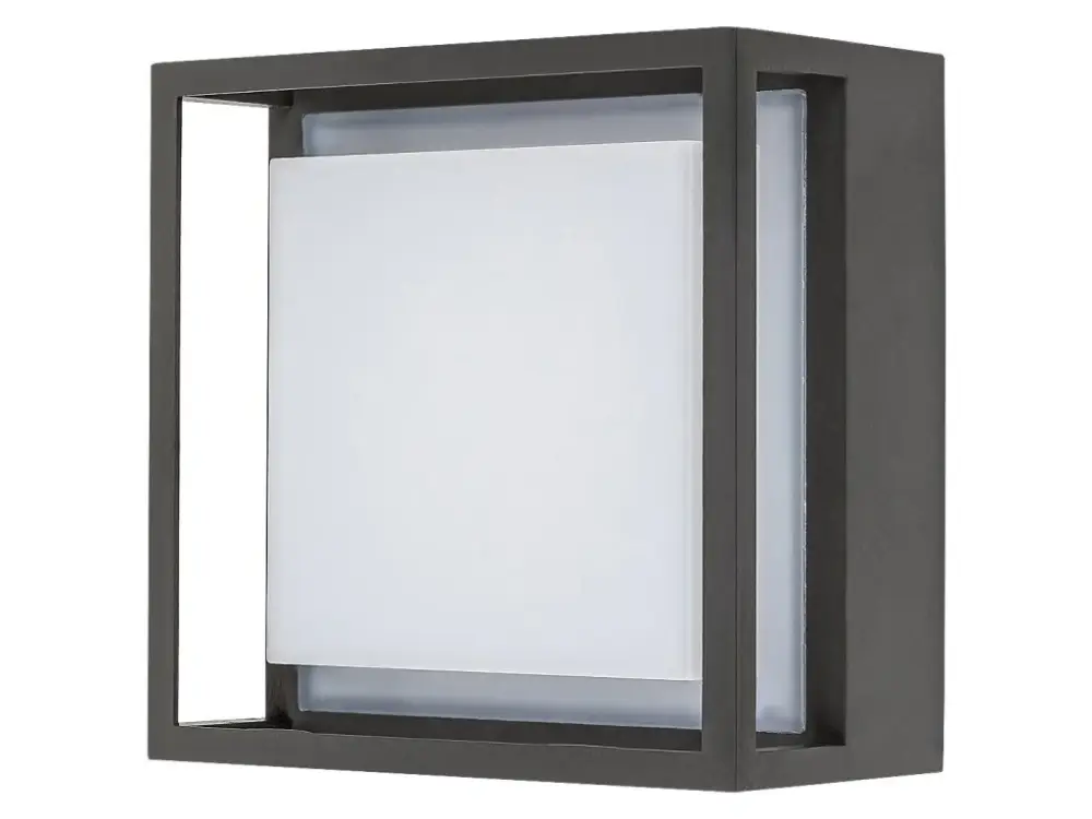 Antracit homlokzati LED lámpa Mendoza négyzet 6,5W IP65 Szuper ajánlat