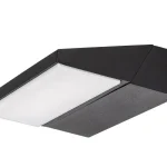 Fekete homlokzati LED lámpa Senica 13W IP65 Biztonságos fizetés