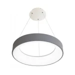 Szürke LED függőlámpa kerek 40W távirányítóval Kedvezményes ár