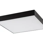Bestseller Fekete LED mennyezeti lámpa Tartu tér 300x300mm 24W IP44 CCT