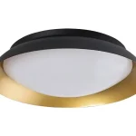 Kiárusítás Fekete-arany LED mennyezeti lámpa Hafsa kerek 400mm 24W