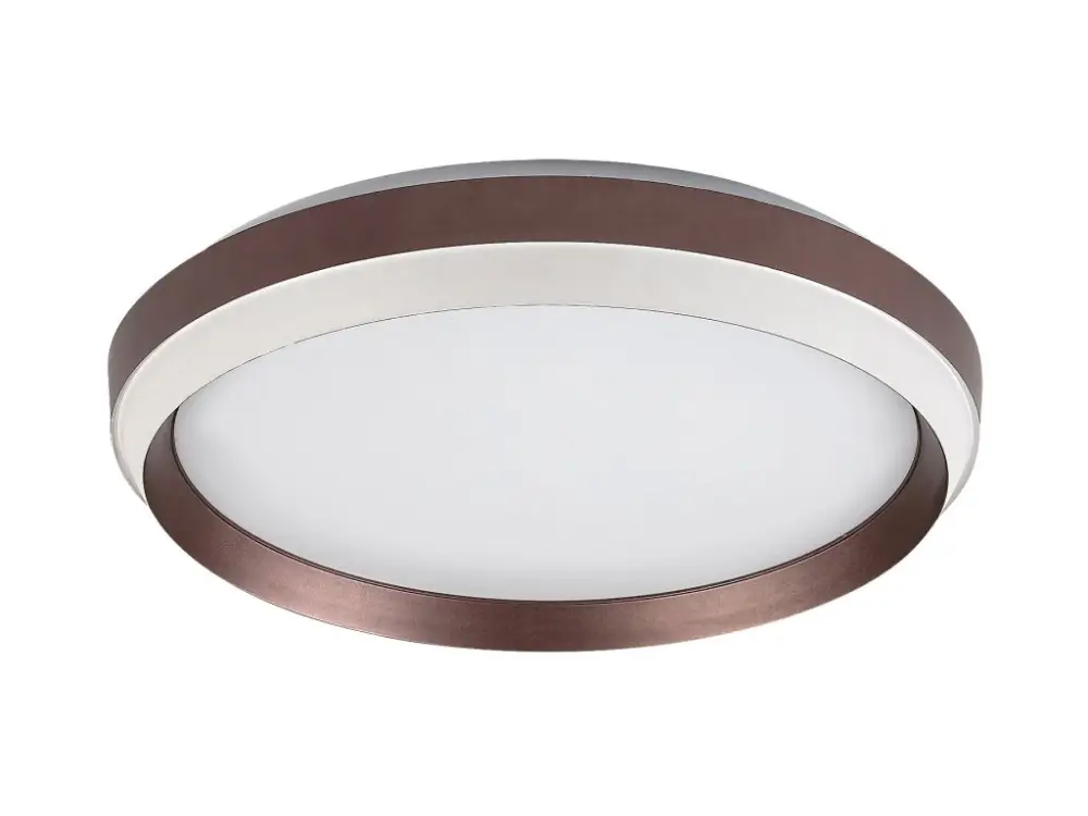 Különleges ajánlat Barna LED mennyezeti lámpa Fontana kerek 390mm 24W