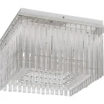 Króm kristály LED lámpa Danielle square 360x360mm 21W Népszerű