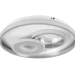 Króm LED mennyezeti lámpa Celinda kerek 400mm 40W Vásárlói kedvenc